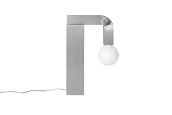 Hem Tischlampen-Knuckle Tischleuchte, gebürstetes Aluminium
