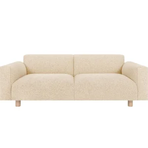 Hem Sofas Und Liegen-Koti 2-Sitzer-Sofa, Cremeweiß - Bouclé