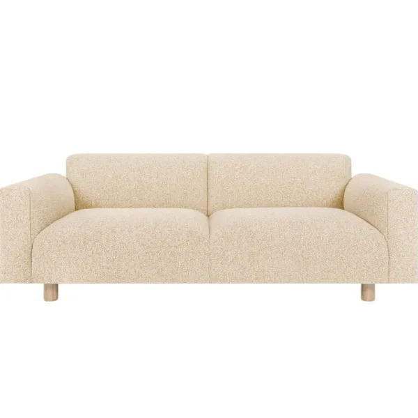 Hem Sofas Und Liegen-Koti 2-Sitzer-Sofa, Cremeweiß - Bouclé