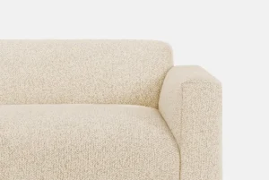 Hem Sofas Und Liegen-Koti 2-Sitzer-Sofa, Cremeweiß - Bouclé