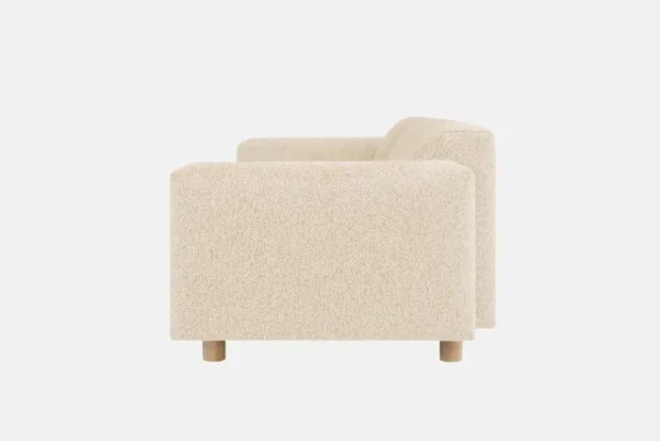 Hem Sofas Und Liegen-Koti 2-Sitzer-Sofa, Cremeweiß - Bouclé