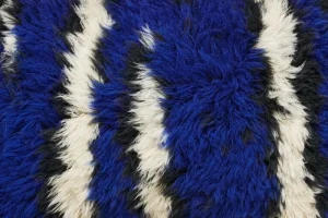 Hem Kissen^Monster Kissen, 50 x 50 cm, Ultramarinblau - Cremeweiß