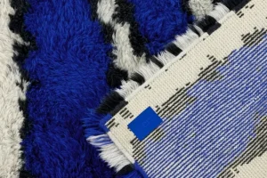 Hem Teppiche Und Läufer^Monster Teppich, 250 x 350 cm, Ultramarinblau - Cremeweiß