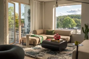 Audo Copenhagen Sofas Und Liegen-Hem Palo Ecksofa, rechts, Beige