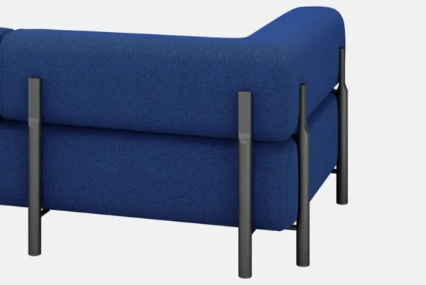 HAY Sofas Und Liegen-Hem Palo Sofa, 2-Sitzer mit Armlehnen, Kobaltblau