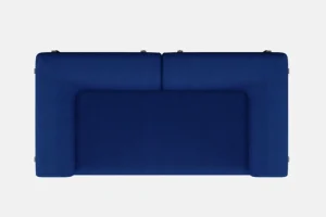 HAY Sofas Und Liegen-Hem Palo Sofa, 2-Sitzer mit Armlehnen, Kobaltblau