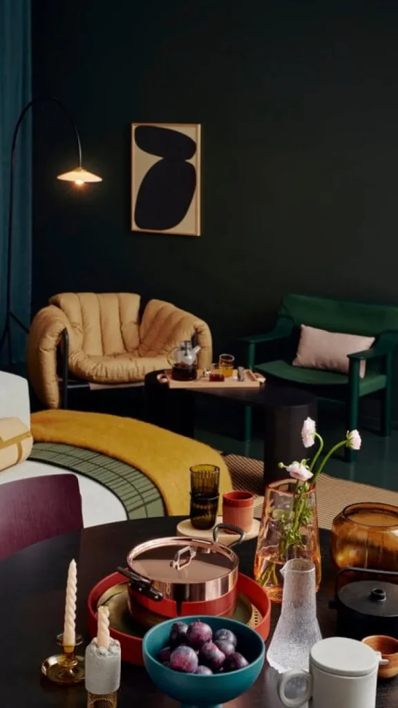 Vitra Sitzgelegenheiten-Hem Puffy Loungesessel, Leder Sandgelb – Stahl schwarzgrau