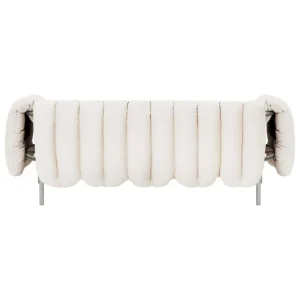 HAY Sofas Und Liegen-Hem Puffy 2,5-Sitzer Sofa, natur - Edelstahl