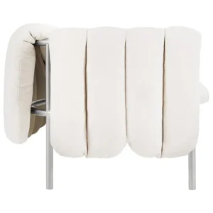 HAY Sofas Und Liegen-Hem Puffy 2,5-Sitzer Sofa, natur - Edelstahl