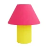 HAY Tischlampen-Hem Tischleuchte Toto, medium, magenta - wachs-gelb