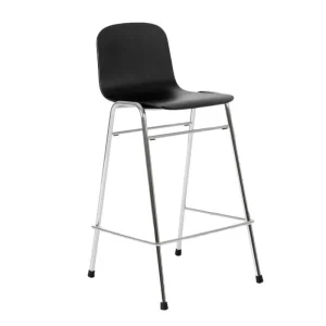 Normann Copenhagen Sitzgelegenheiten-Hem Touchwood Thekenstuhl, 65 cm, schwarz – Chrom