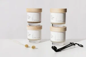 ferm LIVING Kerzen Und Kerzenhalter-Hetkinen Holzdochtschneider, Schwarz