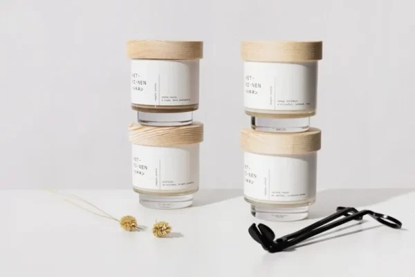 ferm LIVING Kerzen Und Kerzenhalter-Hetkinen Holzdochtschneider, Schwarz