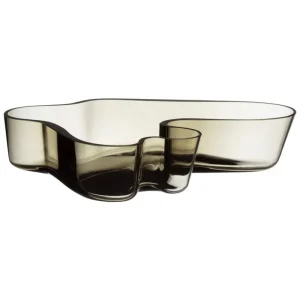 Iittala Geschirr | Dekorationsgegenstände^Aalto Schale, 262 x 50 mm, Rauchgrau