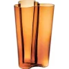 Iittala Vasen-Aalto Vase, 251 mm, Kupferfarben