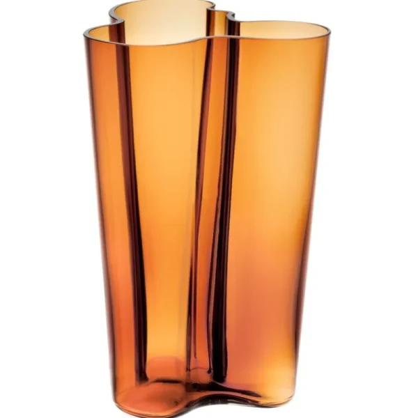 Iittala Vasen-Aalto Vase, 251 mm, Kupferfarben
