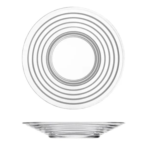 Iittala Geschirr^Aino Aalto flacher Teller, 175 mm, transparent