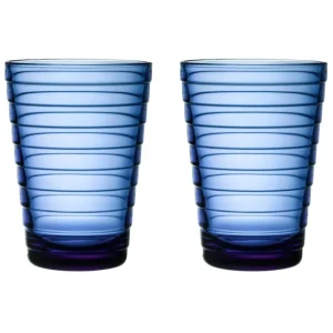 Iittala Gläser Und Tassen^Aino Aalto Trinkglas 330 ml, 2 Stück, Ultramarinblau