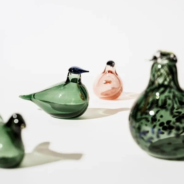 Iittala Glaskunst | Dekorationsgegenstände^Birds by Toikka Reed Warbler, Tannengrün