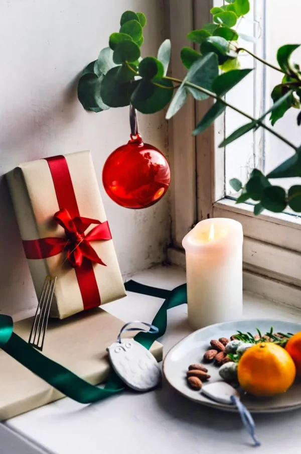 Iittala Weihnachtsdekoration | Dekorationsgegenstände^Glaskugel-Set, 80 mm, 5 Stück, rot