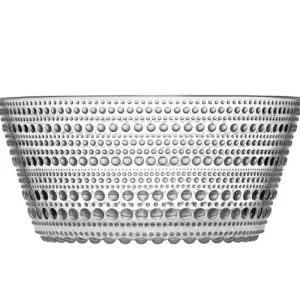 Iittala Geschirr^Kastehelmi Schale, 1,4 l, transparent
