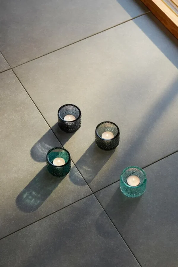 Fritz Hansen Kerzen Und Kerzenhalter-Iittala Kastehelmi Teelichthalter, 64 mm, Wassergrün