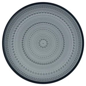 Iittala Geschirr^Kastehelmi Teller 248 mm, Dunkelgrau