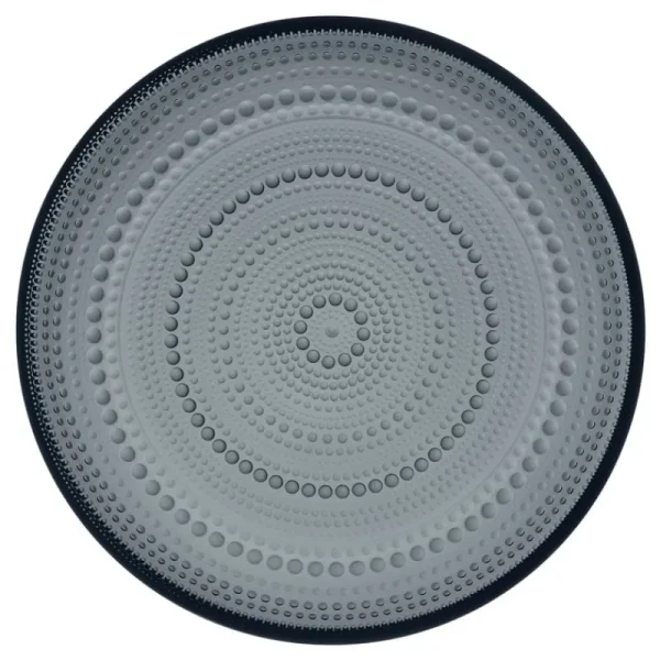Iittala Geschirr^Kastehelmi Teller 248 mm, Dunkelgrau