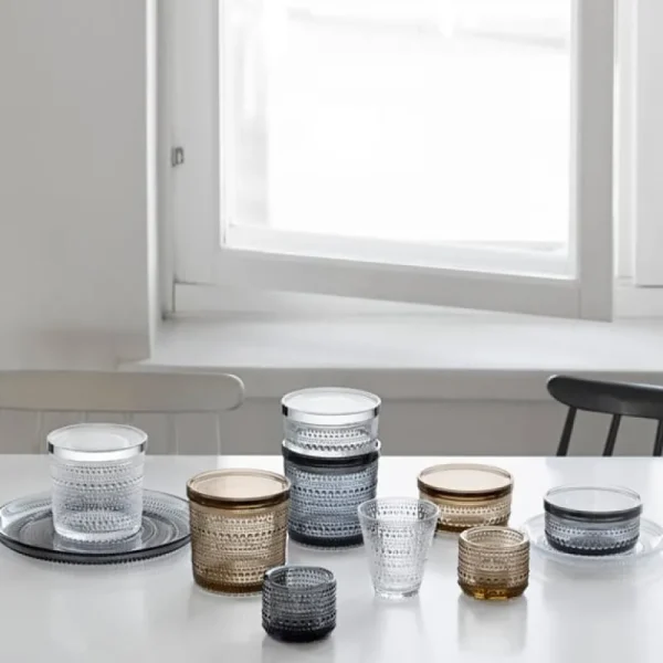 Iittala Dekorationsgegenstände^Kastehelmi Vorratsglas, 116 x 57 mm, transparent