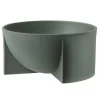 Iittala Dekorationsgegenstände^Kuru Keramikschale, 240 x 120 mm, moosgrün