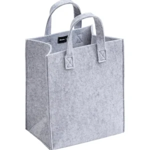 Kinder Iittala Kinderzimmereinrichtung | Taschen^Meno Tasche, 35 x 30 cm, Grau, recycelt
