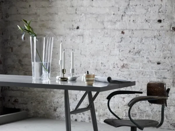 HAY Kerzen Und Kerzenhalter-Iittala Nappula Kerzenhalter, 107 mm, weiß