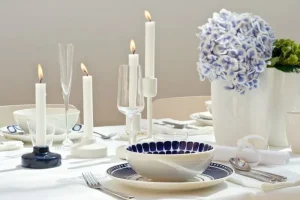 HAY Kerzen Und Kerzenhalter-Iittala Nappula Kerzenhalter, 107 mm, weiß