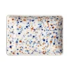 Iittala Geschirr^OTC Helle A6 Teller, 10 x 15 cm, Blau - Braun
