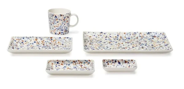 Iittala Geschirr^OTC Helle A7 Teller, 7 x 10 cm, Blau - Braun