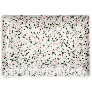 Iittala Geschirr^OTC Helle A4-Teller, 21 x 29 cm, Rosa - Grün