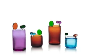 Iittala Glaskunst | Dekorationsgegenstände^PomPom Vase, 160 mm, Desert