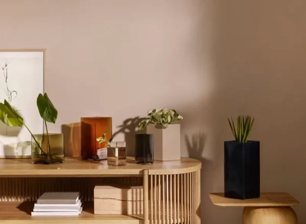 Iittala Vasen-Ruutu Vase, 205 x 180 mm, grün