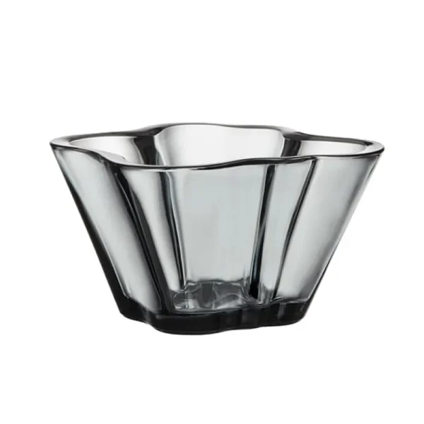 Iittala Dekorationsgegenstände^Schale Aalto 75 mm, grau