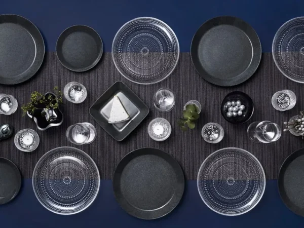 Iittala Dekorationsgegenstände^Schale Aalto 75 mm, grau