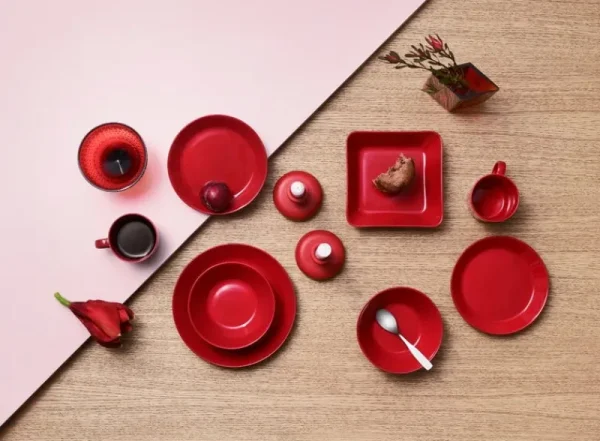 Iittala Geschirr^Schale Teema 15 cm, rot