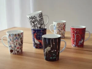 Iittala Geschirr^Taika Becher, 0,4 l, rot