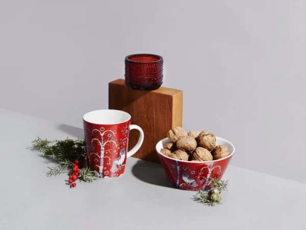 Iittala Geschirr^Taika Becher, 0,4 l, rot