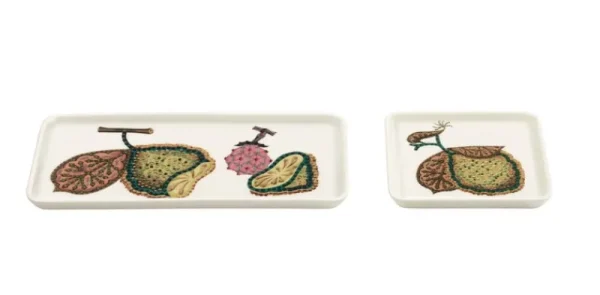 Iittala Geschirr^Taika Sato Teller, rechteckig, 12 x 24 cm