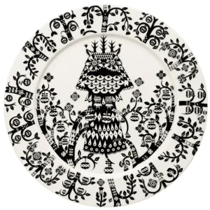 Iittala Geschirr^Taika Teller, 27 cm, schwarz