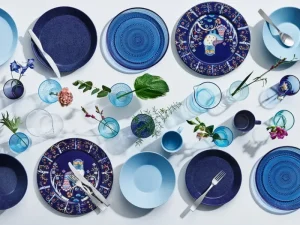 Iittala Geschirr^Taika Teller, 30 cm, blau