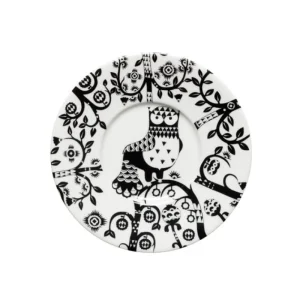 Iittala Geschirr^Taika Untertasse, 15 cm, schwarz