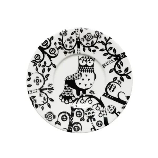 Iittala Geschirr^Taika Untertasse, 15 cm, schwarz