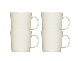 Iittala Geschirr^Teema Becher, 0,3 L, weiß, 4 Stück