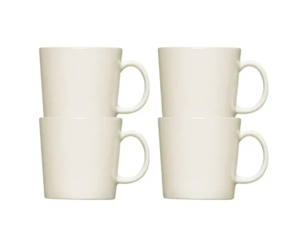 Iittala Geschirr^Teema Becher, 0,3 L, weiß, 4 Stück